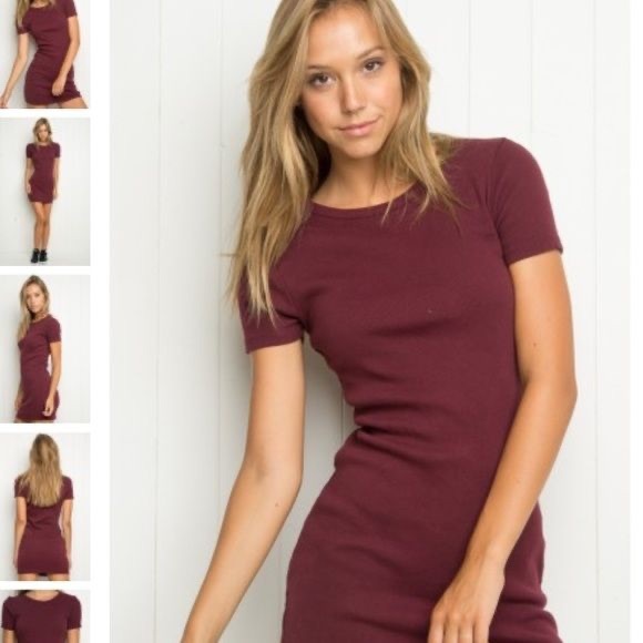 Maroon Brandy Melville Dress - Picture 5 of 5